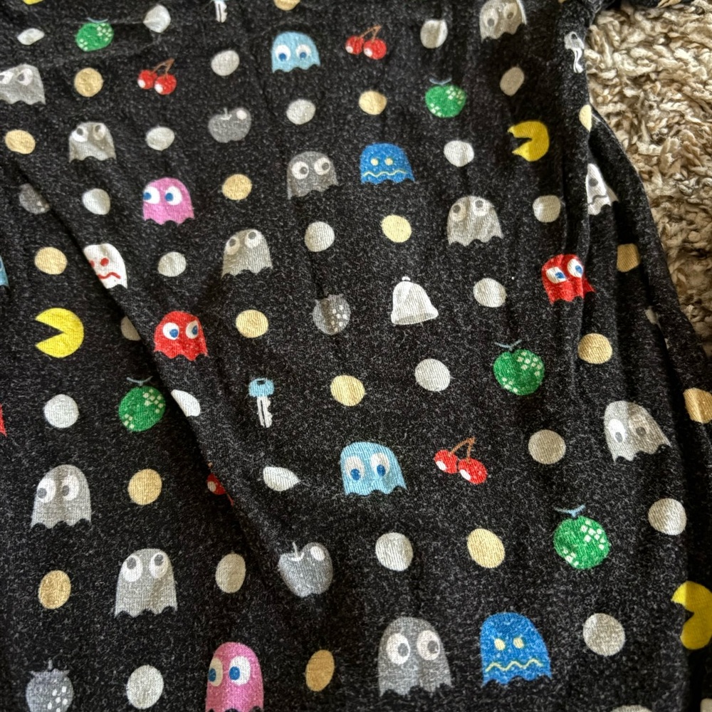 Posh Peanut Bamboo PAC-Man Pajama Set - Picture 2 of 3